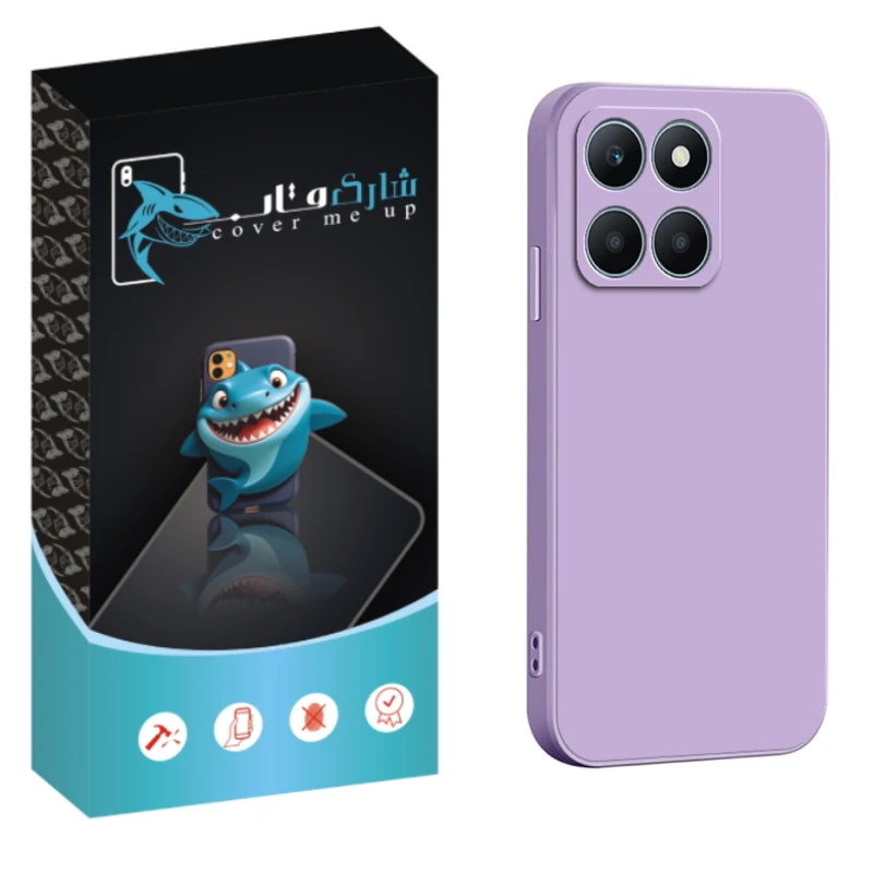 کاور شارک قاب مدل سیلیکونی مناسب برای گوشی موبایل آنر X6a