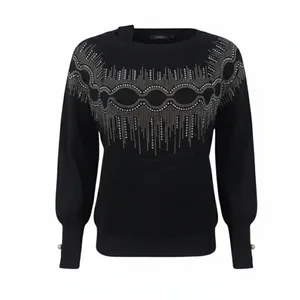 پلیور یقه گرد زنانه مدل gb.32