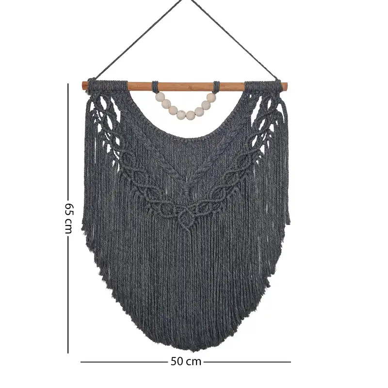 دیوارکوب بافتنی مدل مکرومه