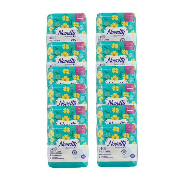 نوار بهداشتی ناولتی مدل Maxi Chamomile مجموعه 12 عددی نوار بهداشتی ناولتی مدل Maxi Chamomile مجموعه 12 عددی