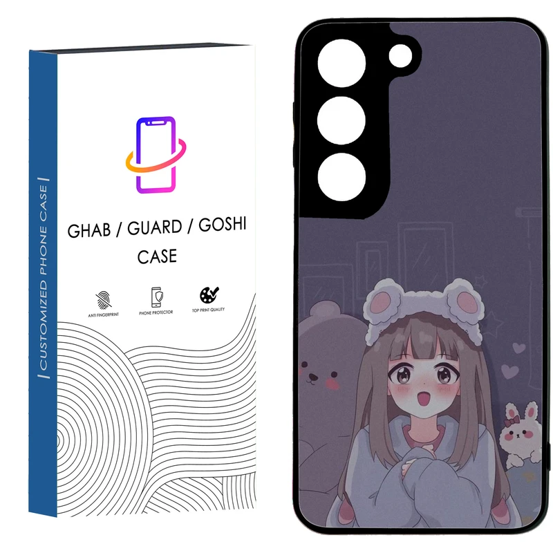 کاور قاب گارد گوشی طرح دخترانه کد 86 - tpu مناسب برای گوشی سامسونگ Galaxy S۲۱ FE