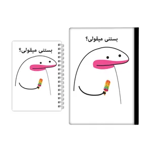 کلاسور مدل میقولی کد 2407 به همراه دفترچه یادداشت