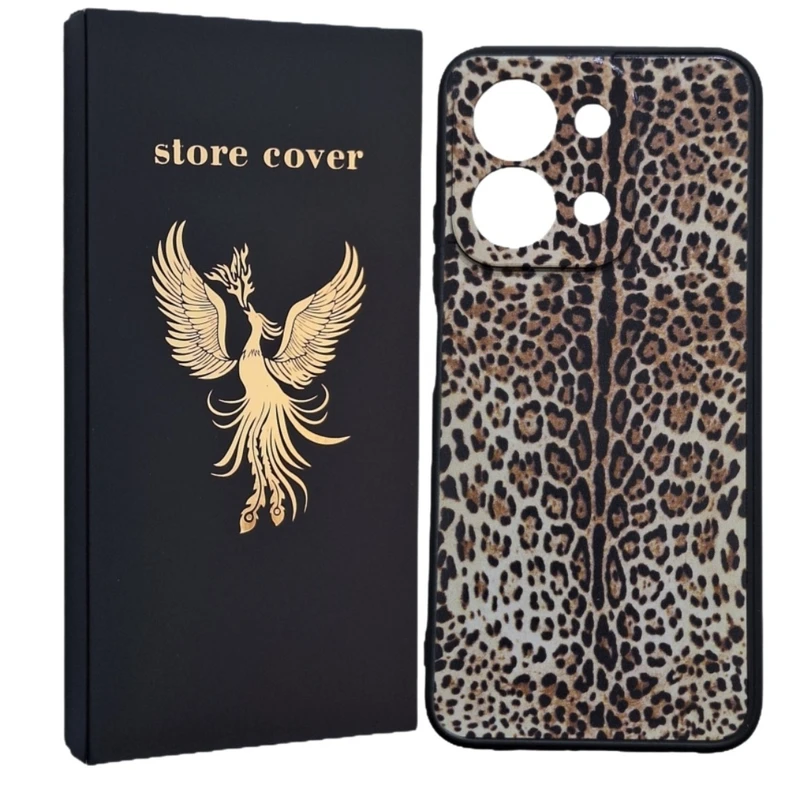 کاور استور کاور طرح پلنگی مدل 15C مناسب برای گوشی موبایل شیائومی Redmi 15C / Poco C85