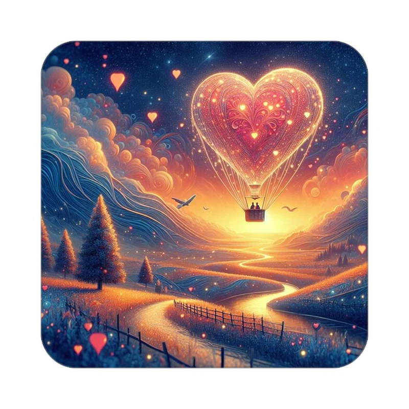 زیر لیوانی کاکتی مدل عاشقانه کد mp11746