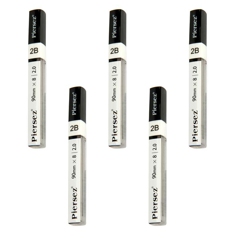 نوک مداد نوکی حرفه ای پییرسز کد PZB0132 قطر 2 میلی متر بسته 5 عددی