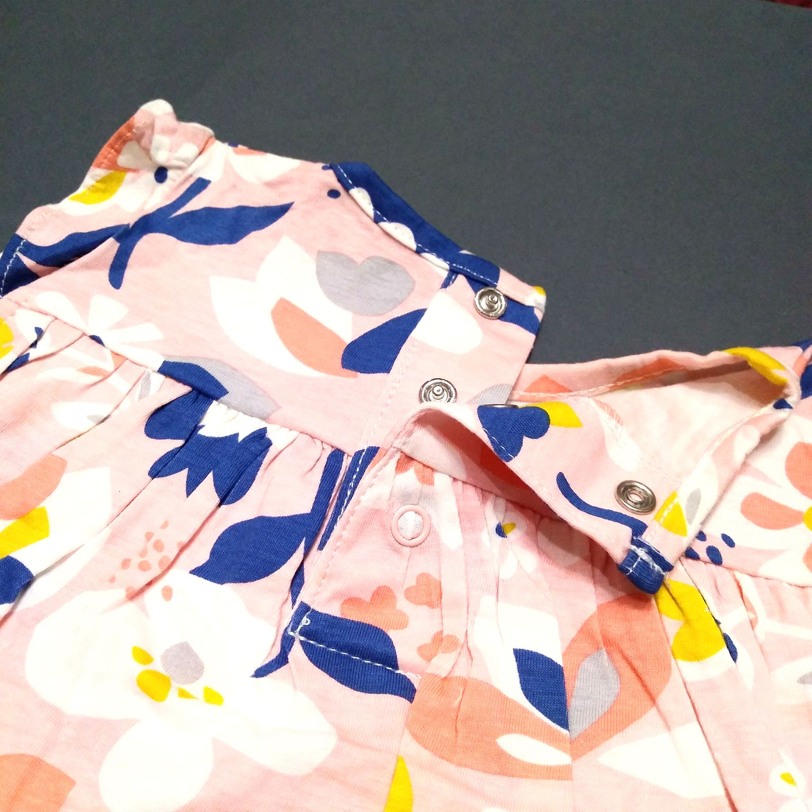 ست کت و پیراهن نوزادی دخترانه کارترز طرح Floral کد M615 -  - 7