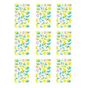 برچسب مدل ماه 1 کد 007 بسته 9 عددی