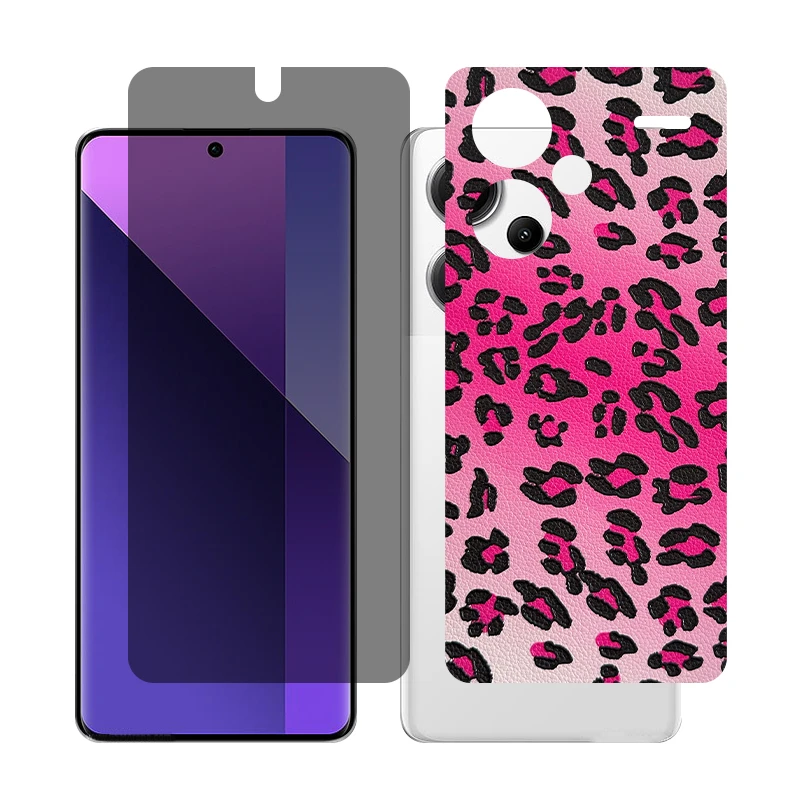 محافظ صفحه نمایش حریم شخصی گلس مدل Together مناسب برای گوشی موبایل شیائومی Redmi Note 13 Pro Plus به همراه برچسب پوششی پشت گوشی