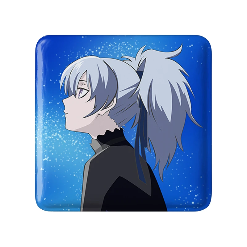 مگنت خندالو طرح یین انیمه تاریک تر از سیاهی Darker Than Black  مدل مربعی کد 22578