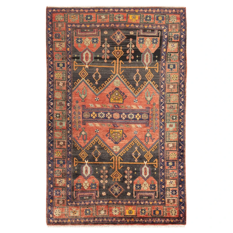 فرش دستبافت سه و نیم متری طرح کلیایی کد 10.40.2970