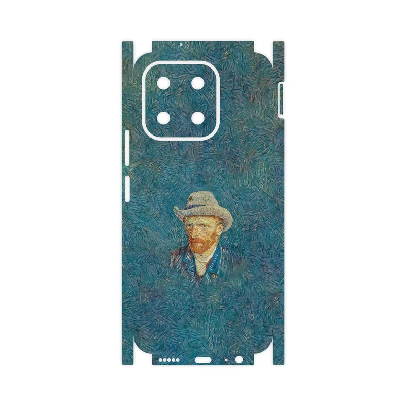 برچسب پوششی ماهوت مدل Self portrait with a gray felt hat-FullSkin مناسب برای گوشی موبایل آنر X6b