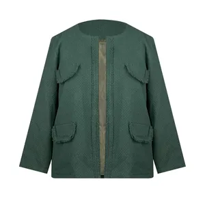 پالتو زنانه مدل فوتر پشمی کد AK1415