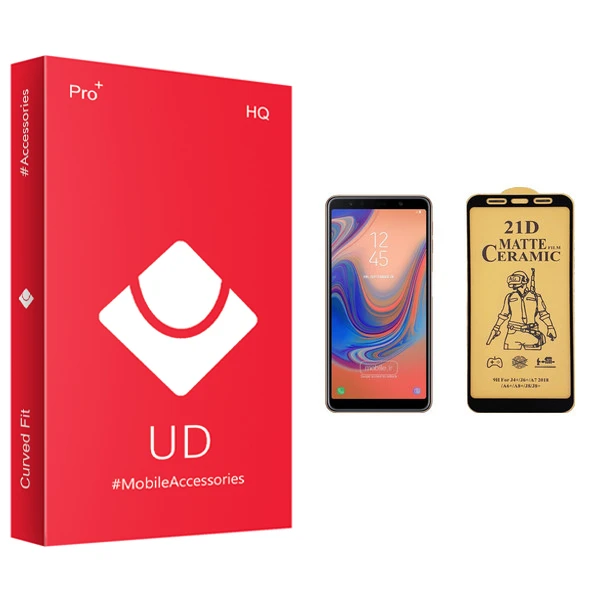 محافظ صفحه نمایش سرامیکی یو دی مدل +PRO مناسب برای گوشی موبایل سامسونگ Galaxy A750/A7 2018