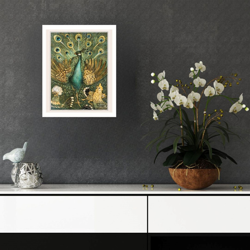 پوستر مدل  چاپ دستمالی مرغابی  