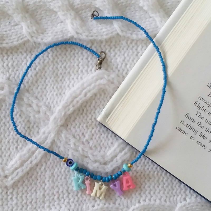 گردنبند دخترانه مدل تابستانی اسم کیمیا G231