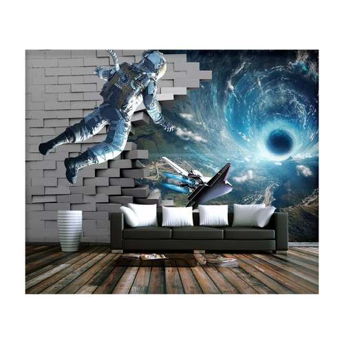 پوستر دیواری طرح سه بعدی فضا  drv 1023