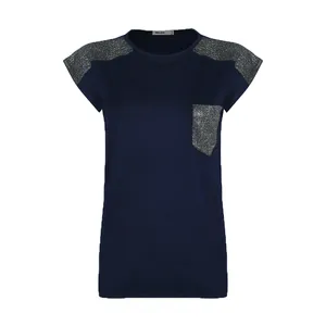 بلوز آستین کوتاه زنانه مداِلا مدل S1004