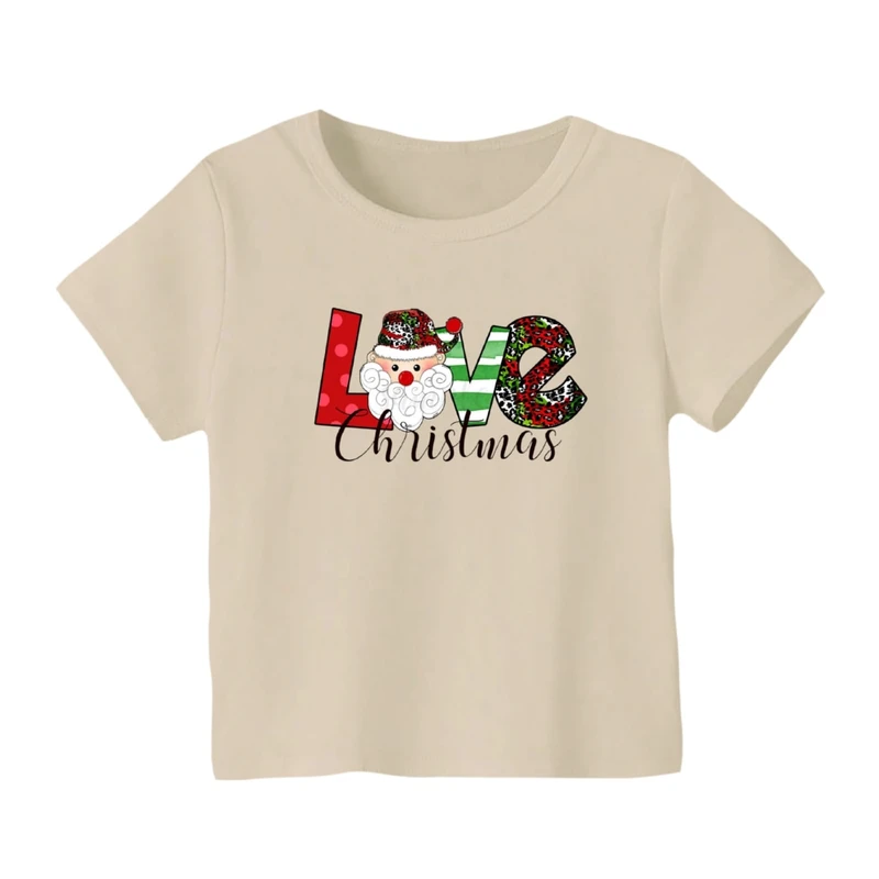 تی شرت آستین کوتاه بچگانه مدل نوشته کریسمس کد 6