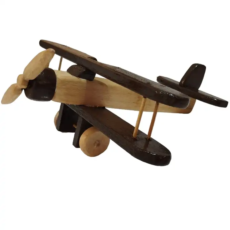اسباب بازی چوبی مدل هواپیما