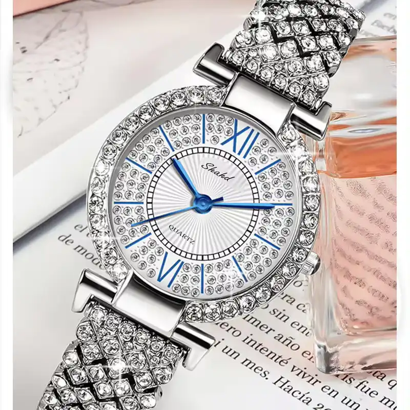 ساعت مچی عقربه ای زنانه مدل فول لاکچری کد NGIN11