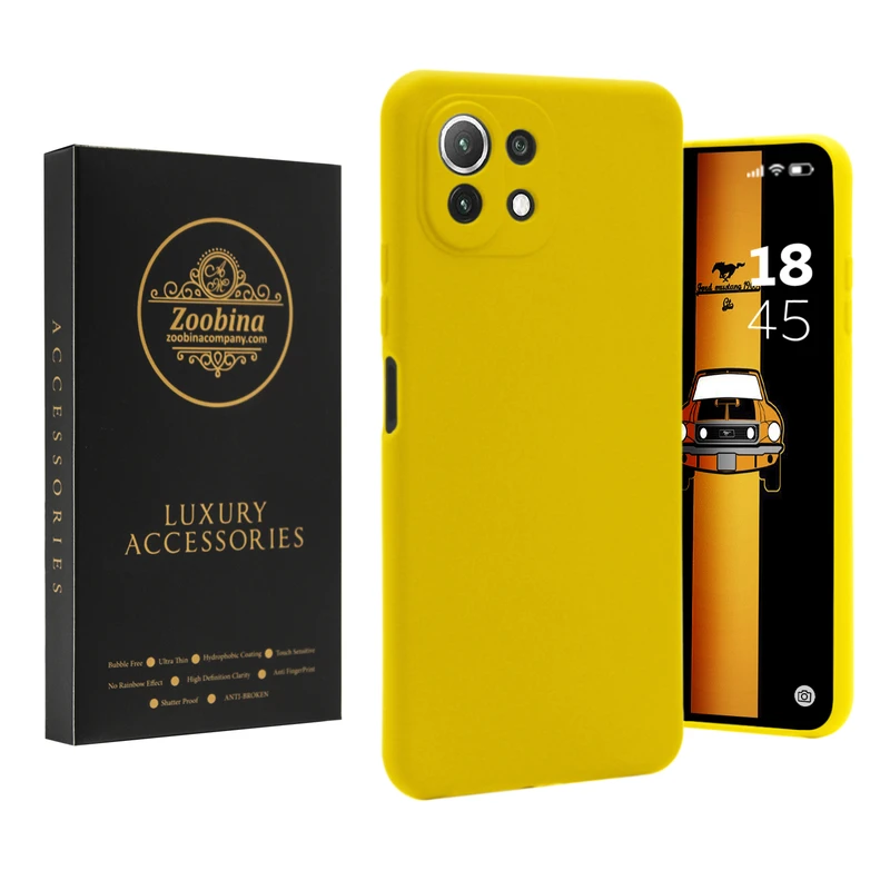 کاور زوبینا مدل سیلیکون مناسب برای گوشی موبایل شیائومی Mi 11 Lite / Mi 11 Lite NE