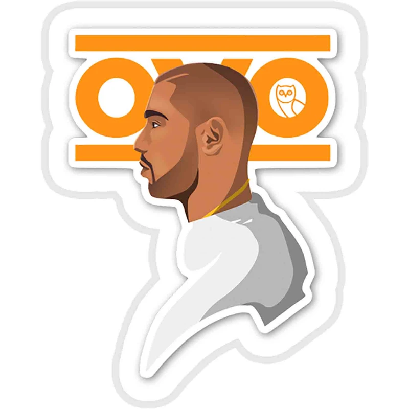 استیکر لپ تاپ طرح DRAKE کد ST548