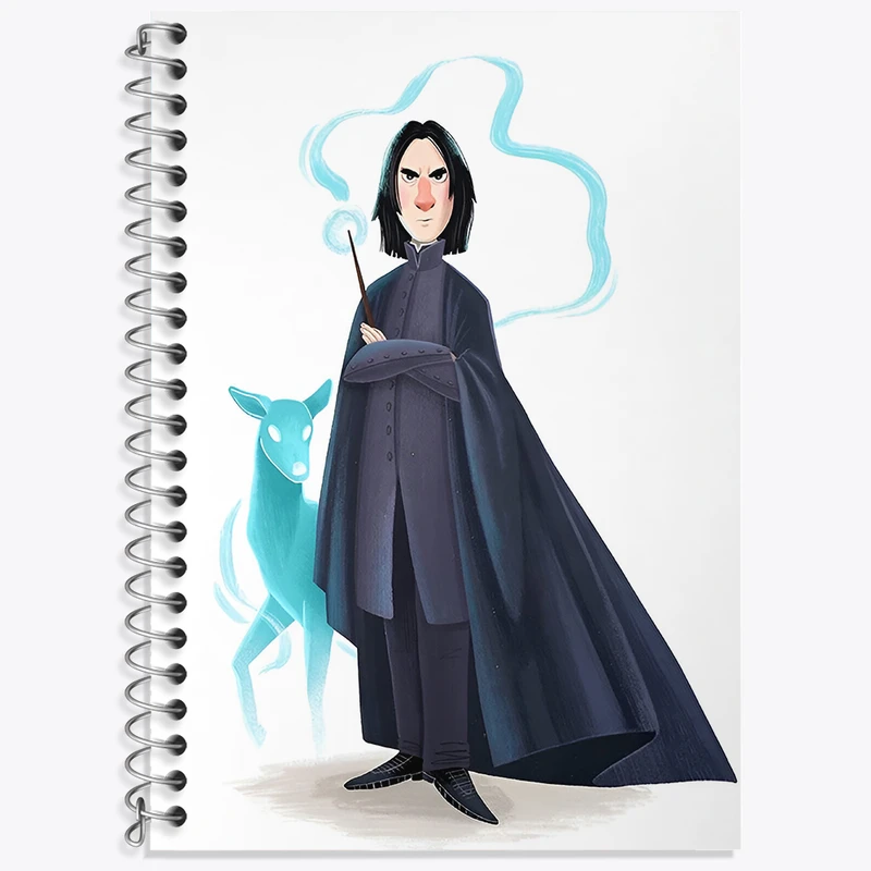 دفتر نت موسیقی 50 برگ خندالو طرح اسنیپ هری پاتر (Harry Potter) کد N2453