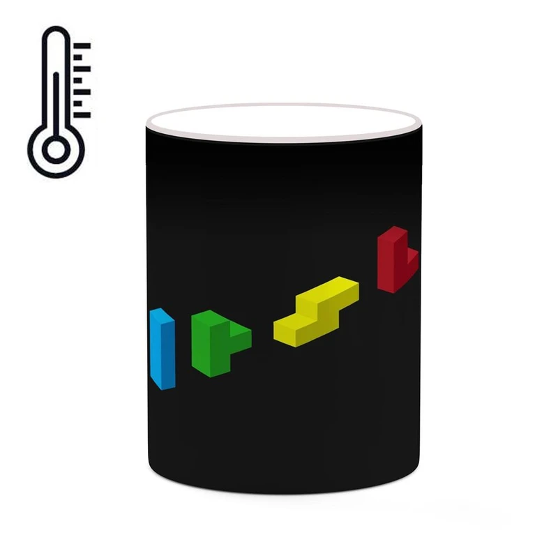 ماگ حرارتی کاکتی مدل بازی تتریس Tetris کد mgh30767
