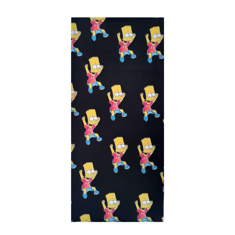 دستمال سر و گردن مدل سیمپون