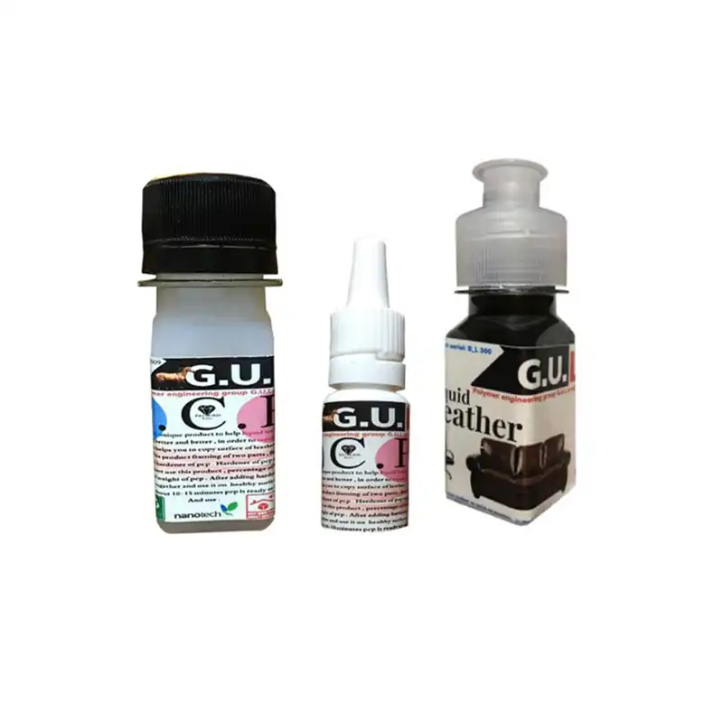 مایع ترمیم چرم جی یو ال مدل PCP مجموعه 3 عددی