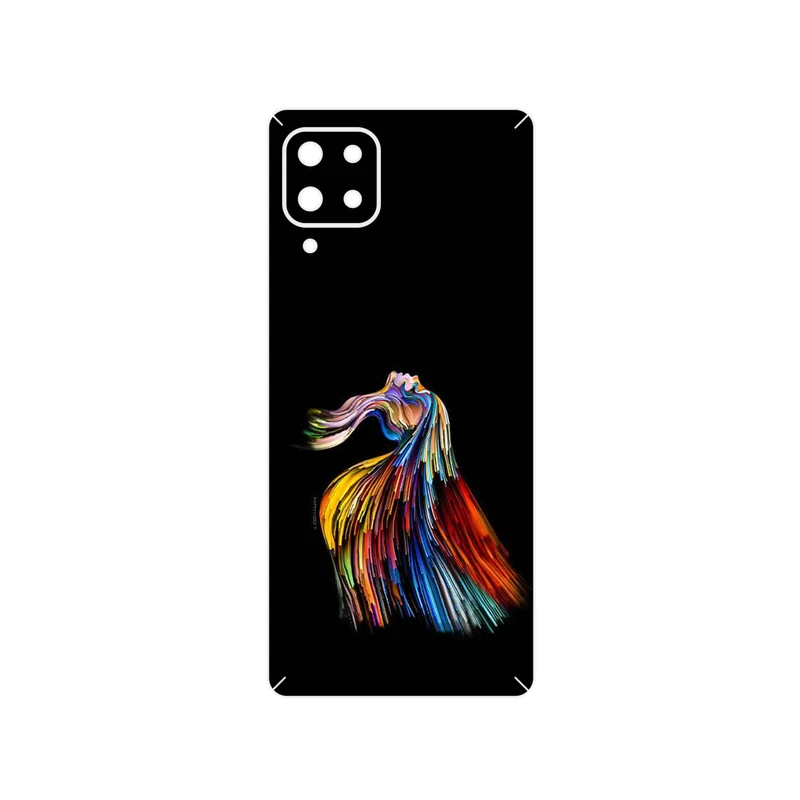 برچسب پوششی ماهوت مدل Rainbow Hair Digital Art مناسب برای گوشی موبایل سامسونگ Galaxy M62