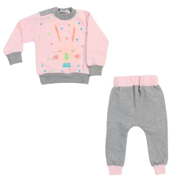 ست سویشرت و شلوار نوزادی آوا مدل chg5967