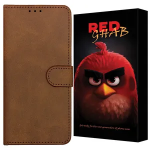 RED GHAB KKR Magnetic Wallet Case Cover For Xioami Redmi Note 8 / Redmi Note 8 2021