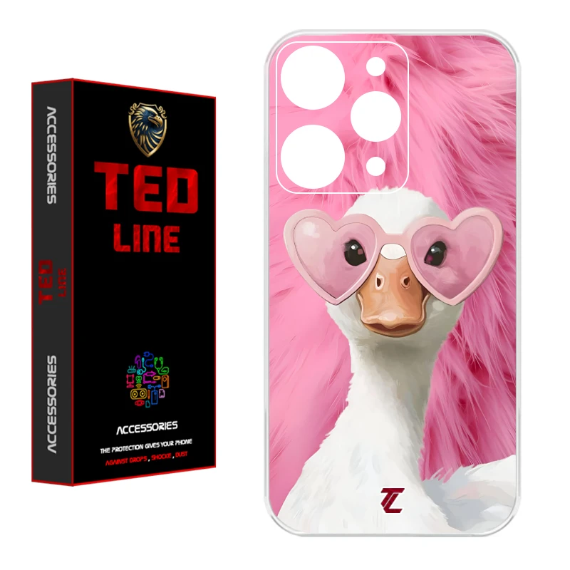 کاور تدلاین طرح اردک کد 1166 مناسب برای گوشی موبایل شیائومی Redmi 12 4G