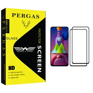 Waily Nice Pergas Glass Screen Protector For Samsung Galaxy M51 Pack Of 2