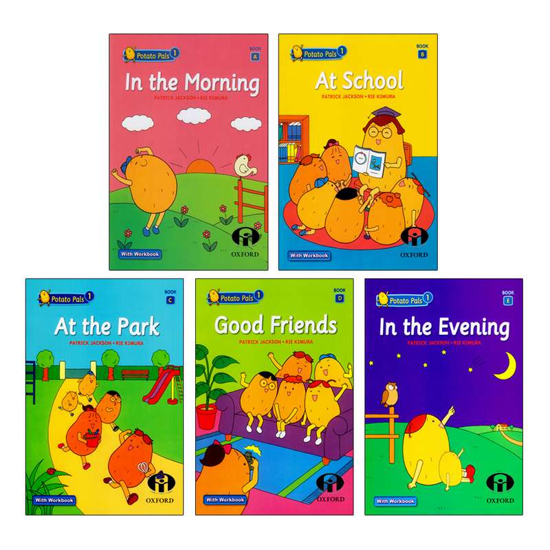 کتاب داستان Potato Pals 1 اثر Patrick Jackson And Rie Kimura انتشارات الوندپویان 5 جلدی کتاب داستان Potato Pals 1 اثر Patrick Jackson And Rie Kimura انتشارات الوندپویان 5 جلدی