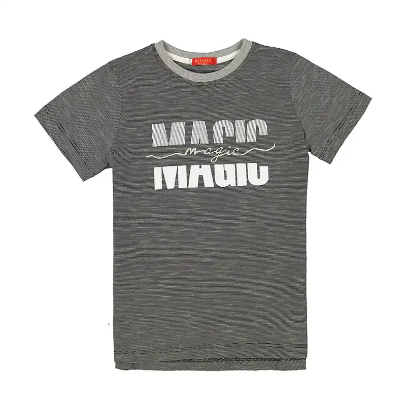 تی شرت آستین کوتاه پسرانه رُزمی مدل de987