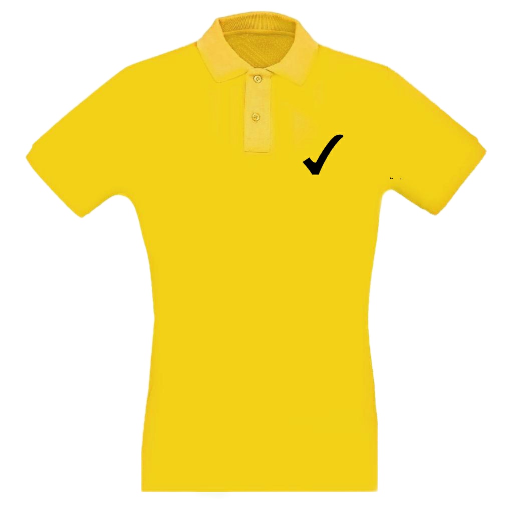 پولوشرت آستین کوتاه مردانه مدل X825 رنگ زرد