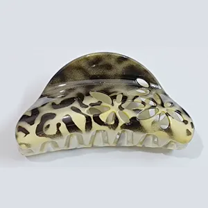 کلیپس مو زنانه طرح پلنگی