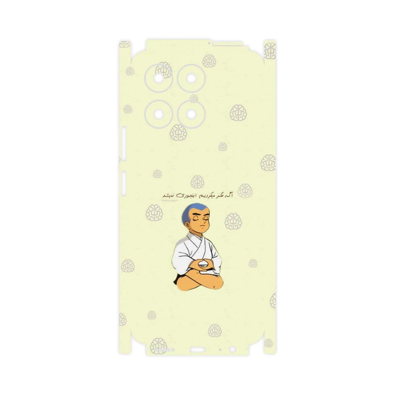 برچسب پوششی ماهوت مدل Ikkyu-san-FullSkin مناسب برای گوشی موبایل آنر X6a