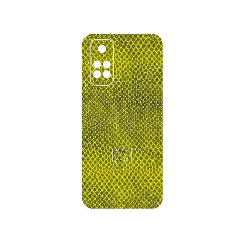 برچسب پوششی ماهوت مدل Yellow Snake Skin مناسب برای گوشی موبایل شیائومی Redmi Note 11