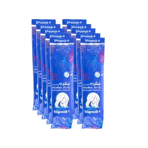 سفره یکبار مصرف باپوک مدل disposable رول 50 متری بسته 10 عددی