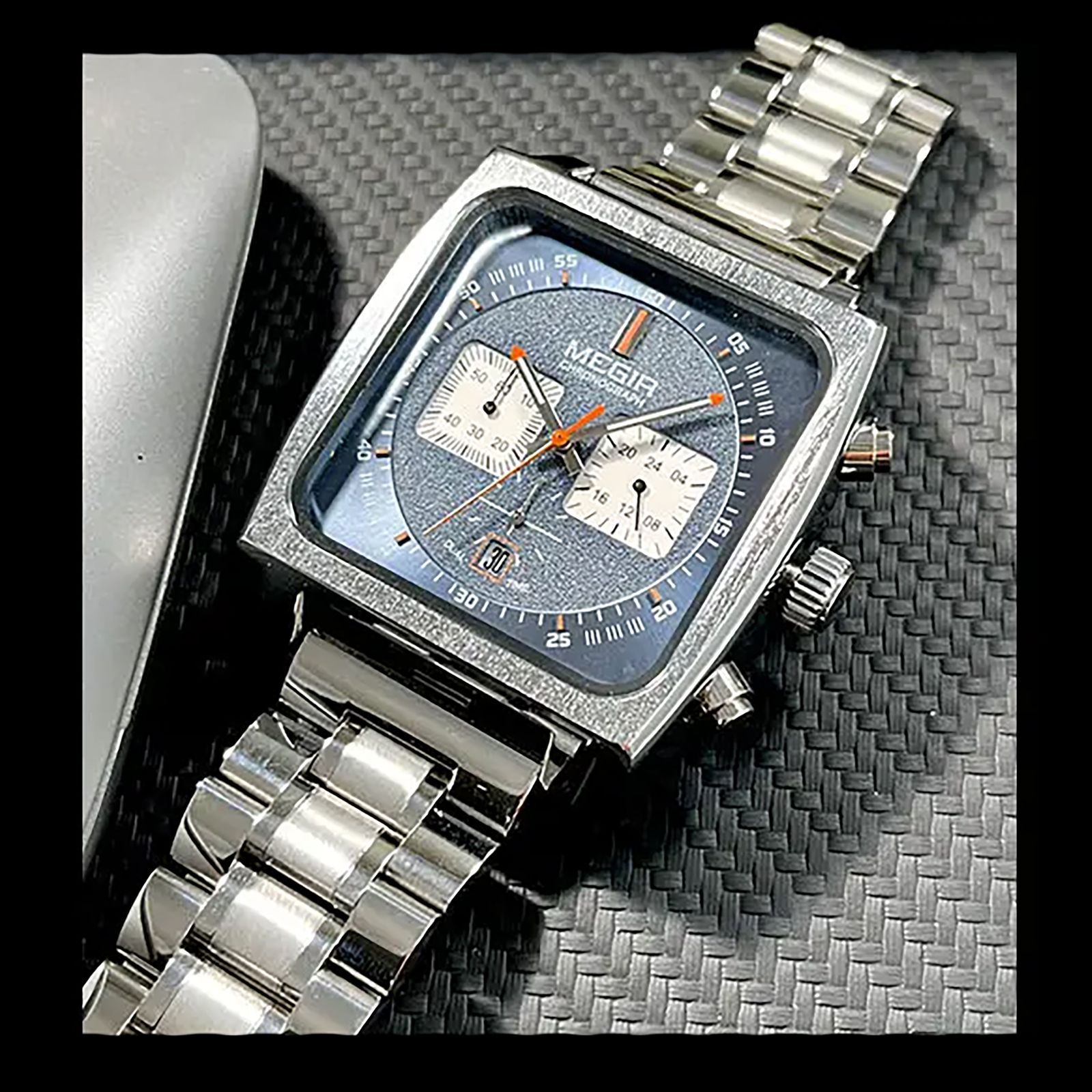 ساعت مچی عقربه ای مگیر مدل MS2182G Steel Professional Edition -  - 9