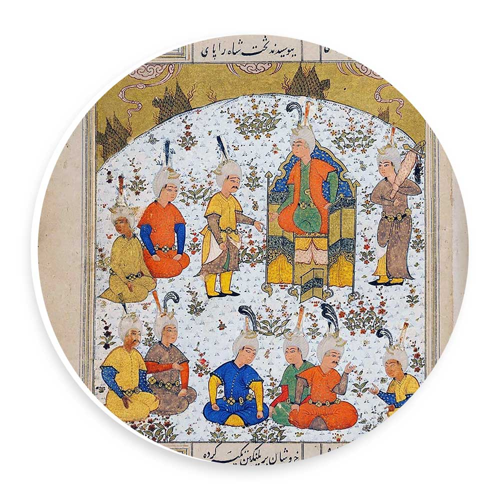 دیوارکوب طرح نگارگری ایرانی مدل wtb244