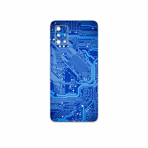 MAHOOT Blue Printed Circuit Board Cover Sticker for Samsung Galaxy A71 5G