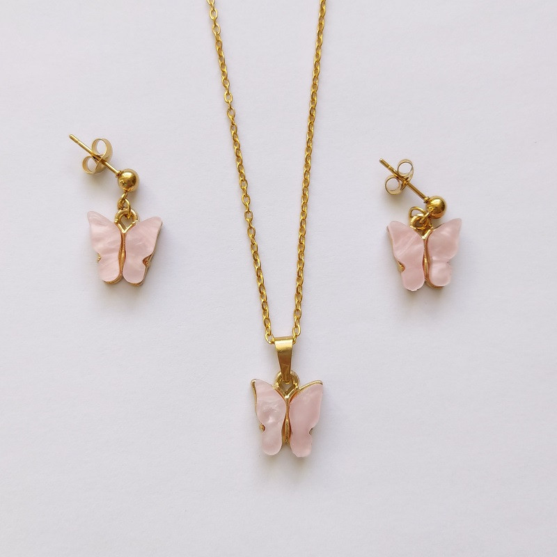 نیم ست زنانه مدل پروانه صدفی 140