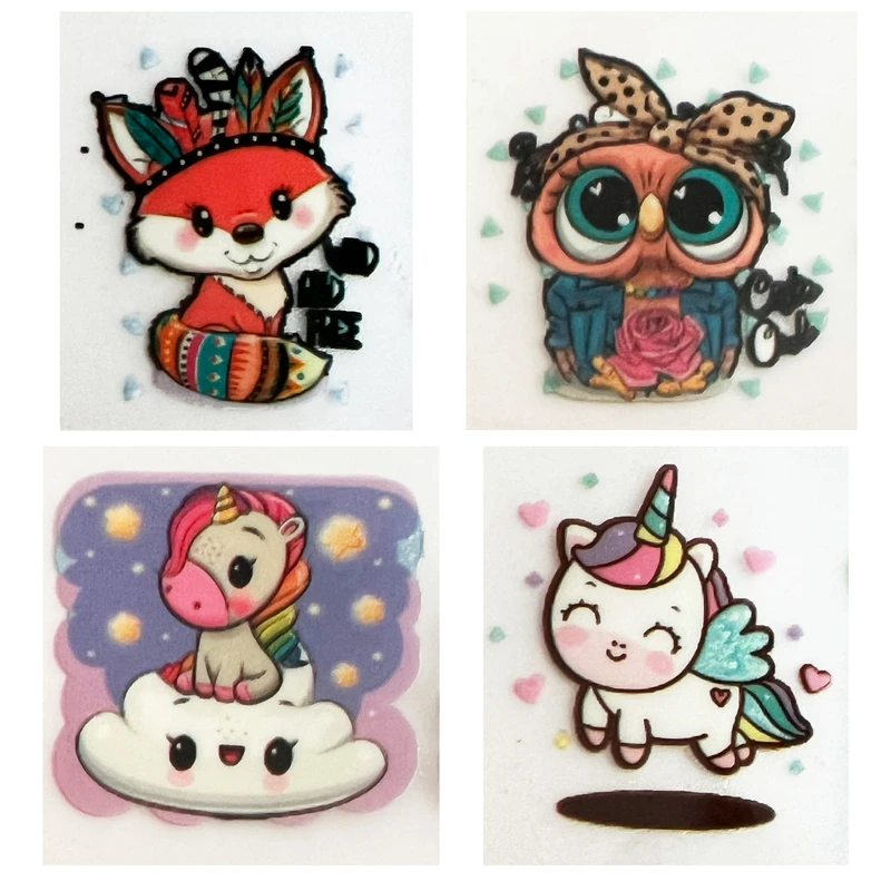 استیکر پارچه و لباس مدل کیوت پاک کد 02 مجموعه 2 عددی