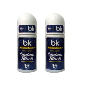 رول ضد تعریق آقایان بی کی مدل captain black حجم 60 میلی لیتر مجموعه 2 عددی