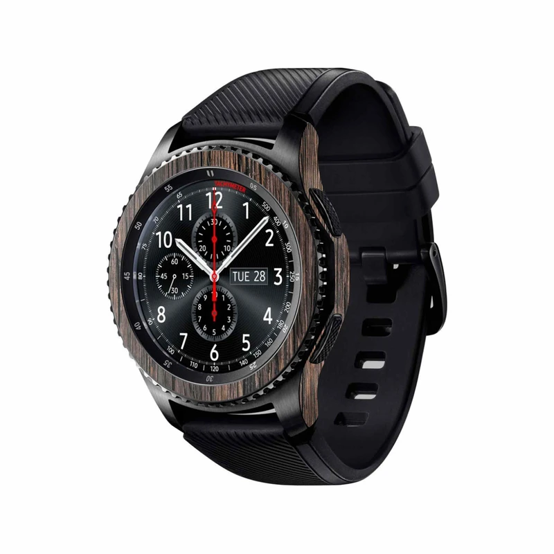 برچسب ماهوت طرح Burned-Wood مناسب برای ساعت هوشمند سامسونگ Galaxy Gear S3 Frontier