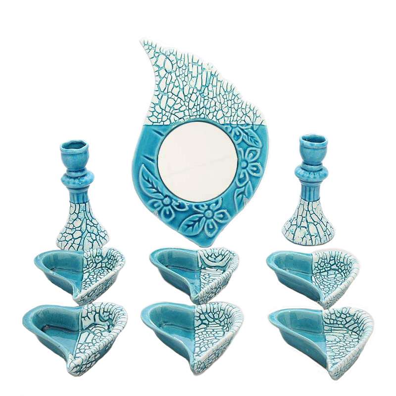 مجموعه ظروف هفت سین  9 پارچه کد NR-002